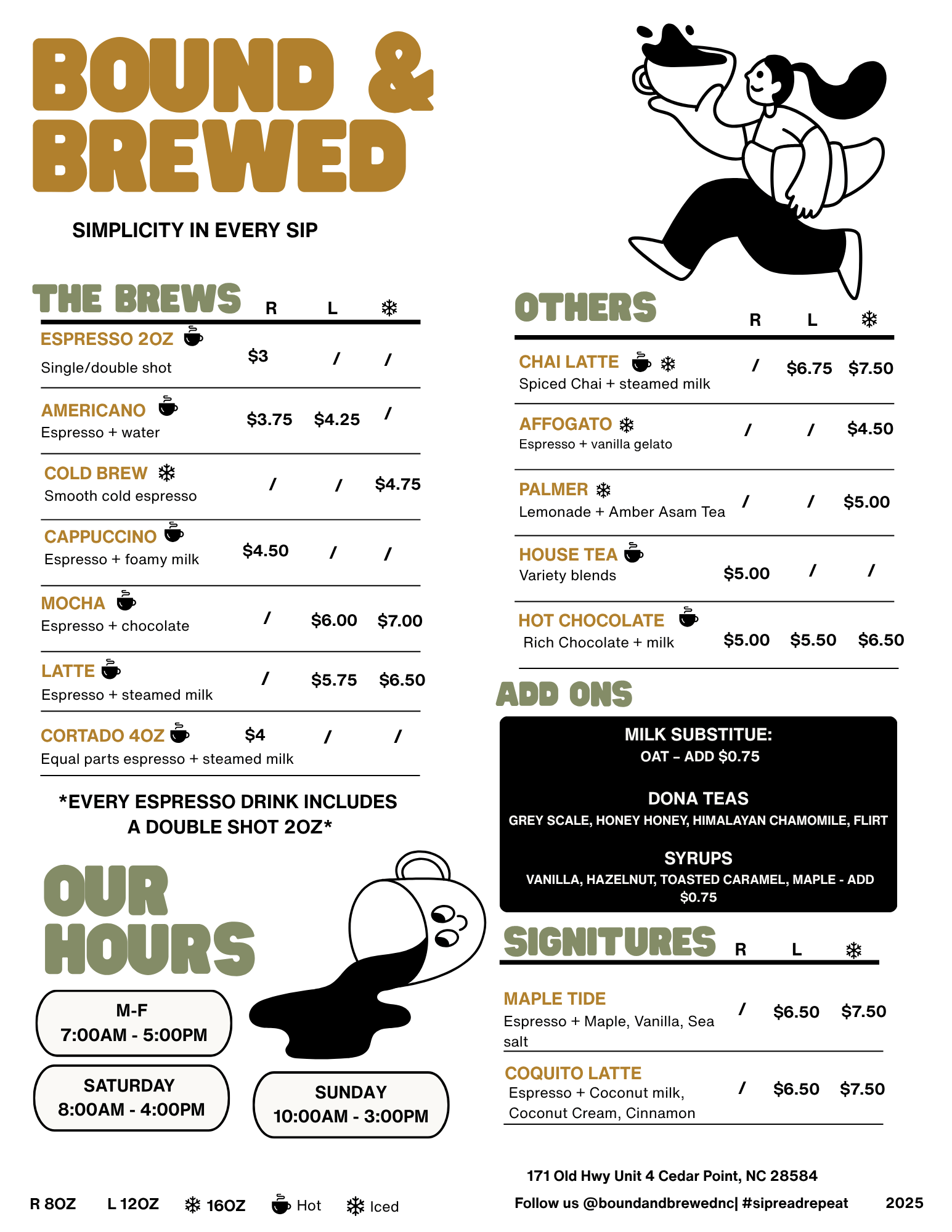 Menu - Front